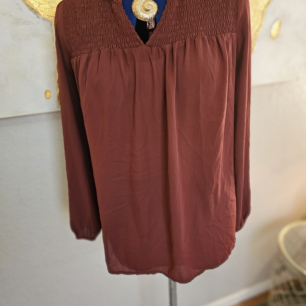 Torrid Rich reddish orange Blouse